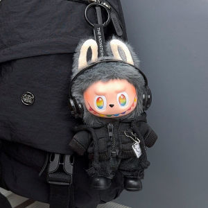 For Labubu Clothes Big Into Energy Series Casual Hoodie Black Suit Sweatshirt Jacket Lovely Outfit Accessories Gifts ropa