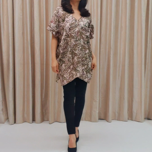 [044] {5066} KIMONO BLOUSE BATIK/BLOUSE RAYON MATERIALS KIMONO