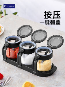 Bộ 3 Chai Đựng Gia Vị Trong Nhà Bếp Chai Đựng Gia Vị Có Nắp Đậy Chai Đựng Gia Vị Bằng Thủy Tinh Chai Đựng Gia Vị Kiểu Trung Quốc