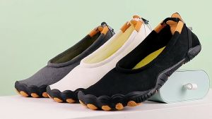 OKR【In Stock】2024 Musim Semi Dan Musim Panas Sepatu Renang Pria Non-Slip Baru Sepatu Renang Wanita Perahu Renang Sepatu Pantai Wanita