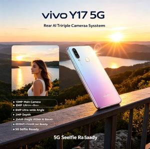 vivo | 2026 New phone Vivo Y17 Global Version Unlocked Mobile Phone 8GB RAM 256GB ROM Triple Rear Camera 5000mAh Battery
