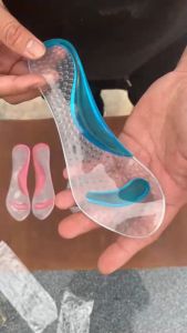 Lót giày nữ silicon êm chân có gai massage chân. Miếng lót giày cao gót nữ êm chân (giảm đau chân)