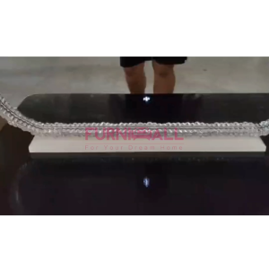 Furnimall Bedroom Dressing Table Makeup Table Storage Drawer Creamy Led Mirror Meja Solek 奶油风梳妆台