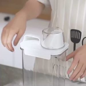 กล่องอาหารแมว ถ้วยตวง กล่องอาหาร กระบอกใส่อาหาร ที่ใส่อาหารสัตว กล่องใส่อาหารเม็ด