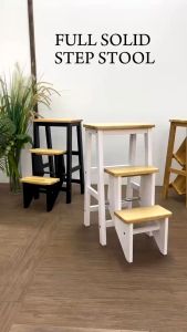 Colouful Stool / STEP STOOL / STEP CHAIR / BAR STOOL / Fordable Chair / Ladder / Attic Furniture