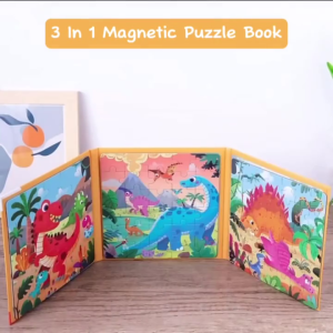 3in1 Baby Kids Magnetic Jigsaw Foldable Magnetic Puzzle Book Kids Learning Toys Montessori Educational Toys