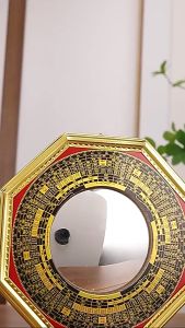 Kaca Cembung Fengshui 13/17.5cm Cermin Fengshui Cermin Cembung Fengshui Ba Gua Feng Shui
