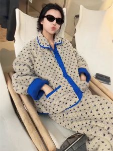 SHIMO | Warm & Loose Womens Winter Sleepwear 2025 New Style Double-sided Wear Set