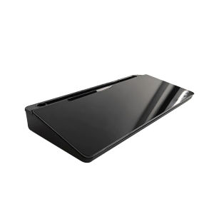 Desktop Whiteboard with Invisible Storage Smooth Writing Blackboard Glass Whiteboard Office Notes White Board with Card Slots
