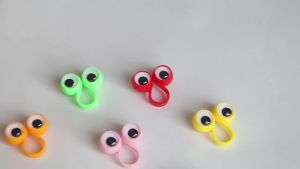 50/100Pcs Fun Eye Ring Finger Puppet Toy Set for Kids Boy Girls Birthday Party Baby Shower Gift Pinata Halloween Gift Decoration