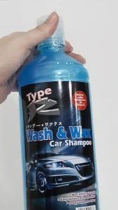 Type R Wash & Wax Car Shampoo Intensive pH Balanced Car Shampoo 1L- Non additive suitable for all car types