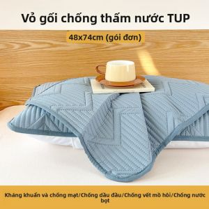 KAMONI | Bao Gối Chống Khuẩn Chống Bọ Nhà Bột 48x74cm Bảo Vệ Da Dầu Nam
