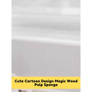 [EDS][Kualiti Premium] Span Cuci Pinggan Ajaib – Kayu Pulpa Termampat & Comel [Premium Quality] Magic Wood Pulp Sponge Kitchen Dapur Span Magic Dishwashing Cartoon Cleaning Brush Compressed Reusable