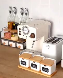 ~SG Stock~ Kitchen Rack Countertop Organizer Rack Kitchen Shelf Microwave Oven Rack Toaster Rack Air Fryer Rack Rice Cooker Rack Kettle Rack Coffee Machine Rack Mixer Rack Oven Holder Oven Stand Toaster Stand Seasoning Rack Spices Rack Condiment Rack