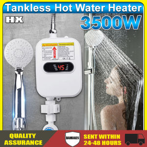 3500W 110V water heater instant electric water heater in bathroom faucet temperature display with