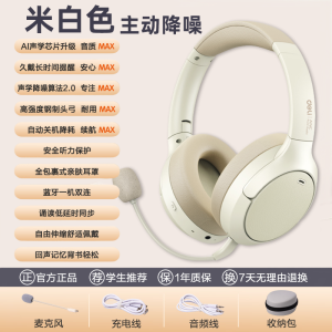Deli Childrens Headset Bluetooth Wireless Earbuds Study Memory Recitation Tool with Mic Over-ear Comfortable Gaming Headphones