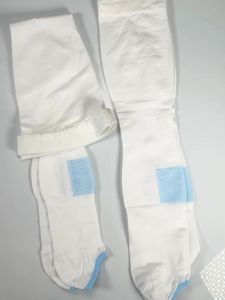 2Pairs T.E.D. Anti Embolism Stockings Thigh High Knee High for Women Men 15-21 mmHg Compression TED Hose with Inspect Toe Hole