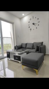 Ghế Sofa Da Cao Cấp Dài 1M8 - Sofa Phòng Khách Phối Màu Nâu + Kem Màu Xám Da siêu sang trọng (CHƯA BÀN) - Bảo Hành 12 Tháng