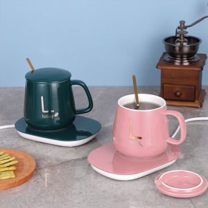 Cốc cà phê cốc tấm đệm ấm lót ghế nóng Coaster nhiệt độ không đổi sưởi ấm USB Miếng lót cốc điện đặt Sữa nước trà quà tặng văn phòng gia đình