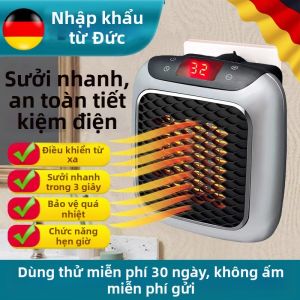 BONINGYU | Máy Sưởi Gốm Tiết Kiệm Điện Mini Treo Tường