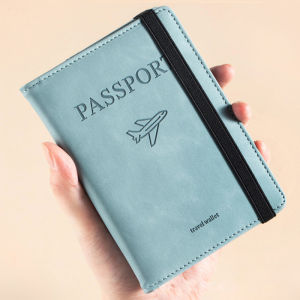 Travel Multi-Function Passport Holder Boarding Pass Ticket Document Storage Personal Bag Multi-Card Position Card Holder Protective Cover Simple
