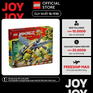 LEGO NINJAGO 71855 Đồ Chơi Lắp Ráp Trận Chiến Của Rồng Riyu (347 chi tiết)