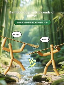 NUOXUNDE | Intelligent Bamboo Joint People Battle Toy Advanced Edition Craft Kit