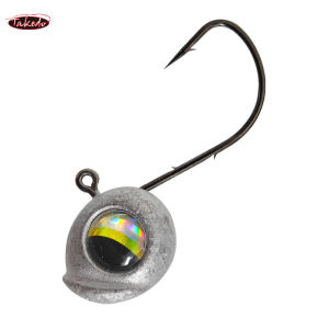 TAKEDO HG02 2.5g 3.5g 5g 7g Fish Head Jig Hook Suit For Worm Lure Hook Metal Jigging Lures with Treble Hooks for Perch Bass