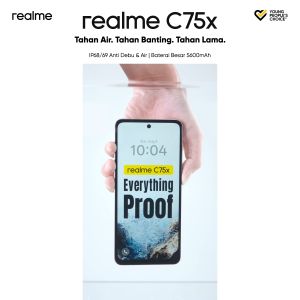 realme C75x Smartphone8GB+16GB*|128GB6.67 inch 196g45W Fast Charge5600mAh Massive Battery50MP Super Clear Camera120Hz Eye Comfort DisplayDual SIMIP68/69 Anti debu & Air | Military Grade shock resistance