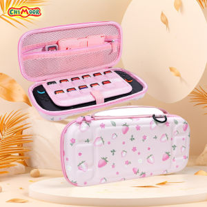 Hard Shell Carrying Case for Switch 2 – Cute NS2 Case Includes 12 Game Card Slots NS 2 Protective Travel Bag for Kids & Gamers