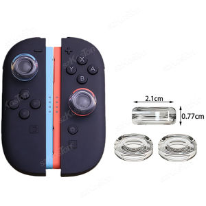 Joystick Caps for Switch 2 Console Soft Silicone Thumb Grip Cap for Switch2 Joypad Transparent Non-Slip Thumbstick Grip Cover