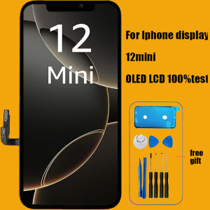 Replacement Screen Display OLED for iPhone 12 Mini 12mini Retina LCD 5.4 Inch FHD Display Touch Screen with Repair Tool Kit