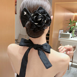 【♡Lovely girls house♡】Lazy Hair Ball Head Coil Hair Artifact Twist Clip Summer Head Flower Hair Band Flower Bud Hair Accessories Pull Hair Hairpin Female