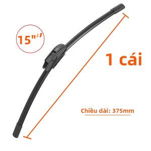 YONGRUN Universal J/U Hook Cần Gạt Nước Kính Chắn Gió Ô Tô Bằng Cao Su Không Xương Dành Cho Kính Chắn Gió 13-28 Inch - Công Cụ Làm Sạch Tự Động Đặt Phía Trước