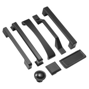 INNDUN | Luxury Modern Simple Black Cabinet Handle