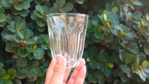 6.8oz/195ml Lotus Design Glass Tumbler/Milkshake/Matcha/Tea Tumbler (2pcs & 6pcs)