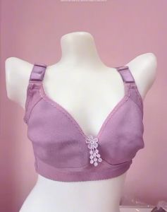 Plus Size Bra 38C-46C Non Wired C Cup Bra Soft Cotton Baju Dalam Wanita Tanpa Dawai 无钢圈大码内衣 931