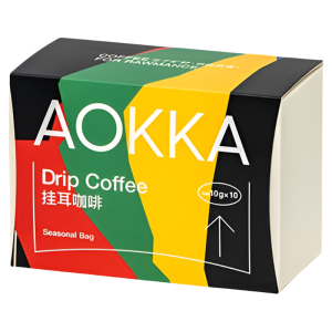 AOKKA | Fresh Roasted Instant Grind Black Coffee Drip Bags