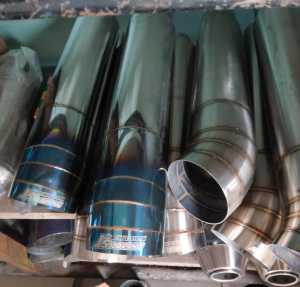 Tailpipe Js Racing Burntipe Untuk Mobil Pajero Fortuner Vrz Rush Kijang Innova Panther Hilux dll bensin solar dan disel