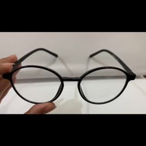 Kacamata Baca Plus + Frame Bulat Hitam Lensa Bening Pria Wanita Gaya Korea Style TERBARU - KACA MATA UNTUK PENGLIHATAN RABUN JARAK DEKAT MURAH