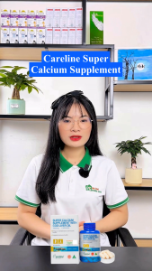 Viên Uống Bổ Sung Canxi & Omega 3 Careline Super Calcium Supplement With Cod Liver Oil 60 Viên/Hộp