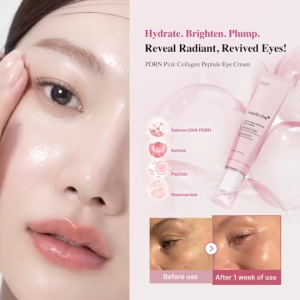 Medicube PDRN Pink Peptide Eye Cream 30ml | Uneven & Dull Eye Area Firming & Brightening PDRN + Peptide Complex Anti-AgingReduces Dark Circles Improves Texture