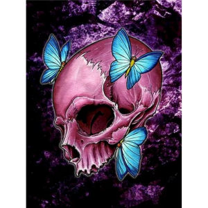 Kayou | DIY Painting By Numbers Adults Crafts Skull Coloring By Numbers Acrylic Paint on Canvas Hand Painted Kits Oil Pain