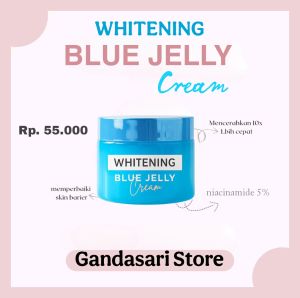 Whitening Jelly Blue Niacinamide 5% Mencerahkan wajah Lebih Cepat