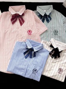 Áo Sơ Mi POLO Harry Potter Phong Cách Mới Dáng Rộng Cổ Polo Họa Tiết Sọc Cổ Điển Phong Cách Hàn Quốc Giản Dị Giản Dị