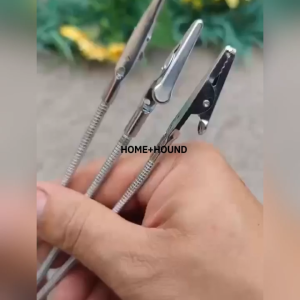 HOME+HOUND Double Head Alligator Clip Flexible Clip for Message Photo Memo Desktop Decoration Practical Clip Office Accessories