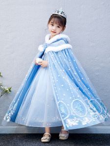 Elsa Halloween Cloak Insulated Warmth