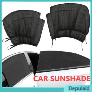 2 Pcs/set Kelambu Nyamuk Mobil Kelambu Anti Nyamuk Pintu Mobil Sisi Anti UV Sunshade Tirai Mobil