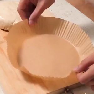 OMC 50 แผ่น บ้านบาร์บีคิว น้ำมัน ดูดซับ กระดาษ Mat พิเศษ สำหรับ หม้อ ทอด อากาศ กระทะ อาหาร กลม อบ สิลิโคนน้ำมัน กระดาษ แบบน้ำมันดูดซับ