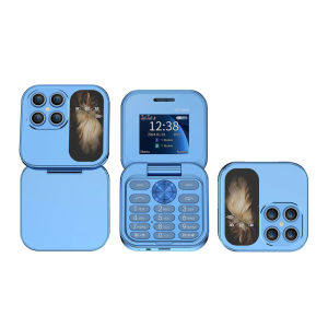 I17 Mini Có Thể Gập Lại Điện Thoại Dual SIM 1.77 Màn Hình HD 2G Điện Thoại Di Động Có Đèn Pin Quay Số Tốc Độ Đài FM Bluetooth Điện Thoại Di Động Nhỏ Quà Tặng